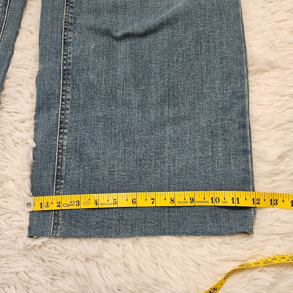 NWOT OAT‎ NY Women's Sz 16W Med Wash High Rise Wide Leg Cropped Jeans - Picture 7 of 12
